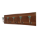 Wall-mounted coat rack 50 cm – 5 ceramic hooks in vintage style green