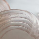 Lot of two bottles of toiletries in Bohemia Crystal (Czechoslovakia)