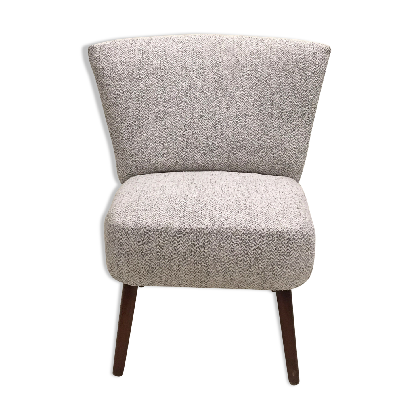Cocktail chair reupholstered