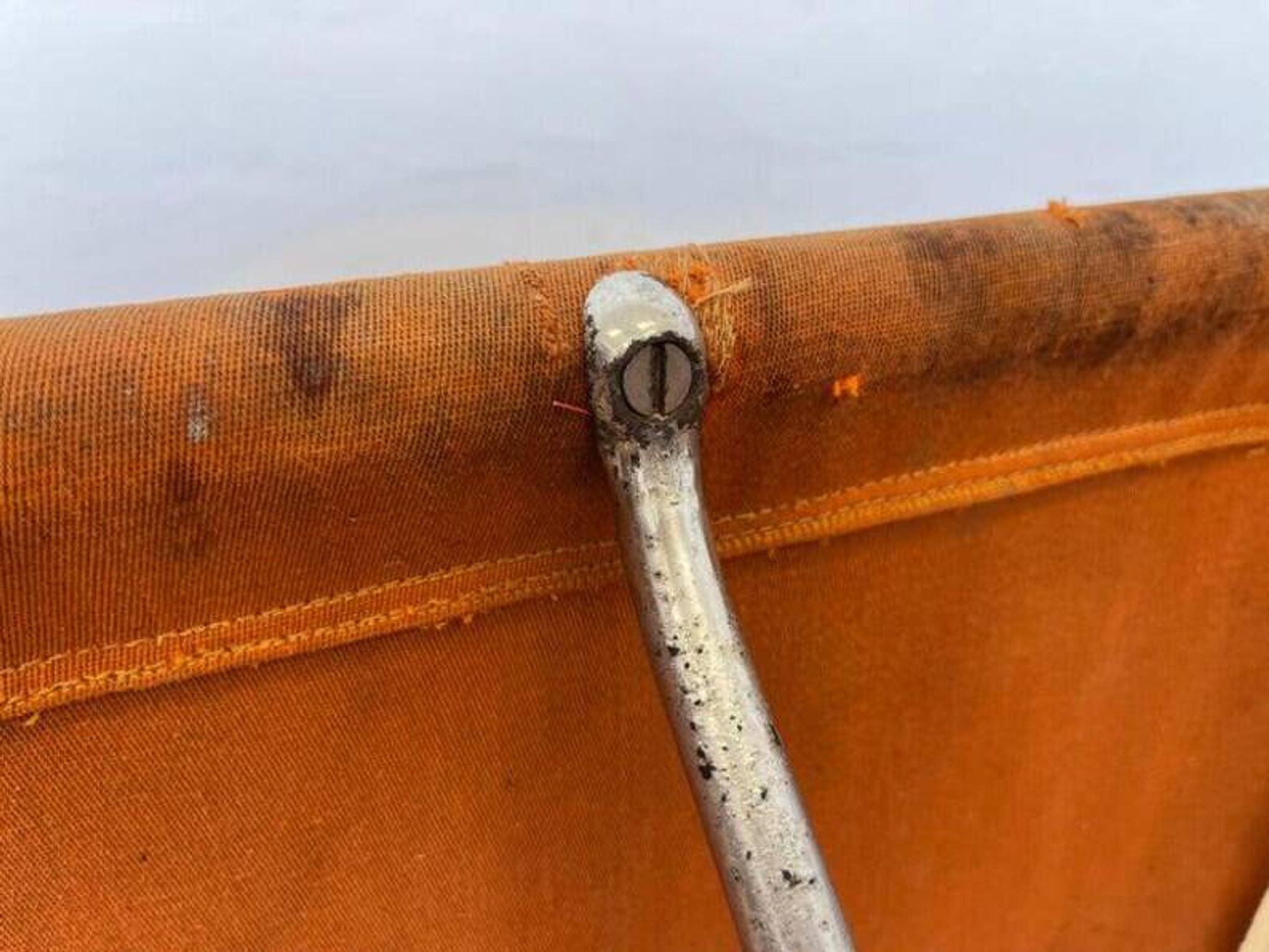 Very rare Chrome tubular steel Bauhaus Stool - 1930 / original eisengarn
