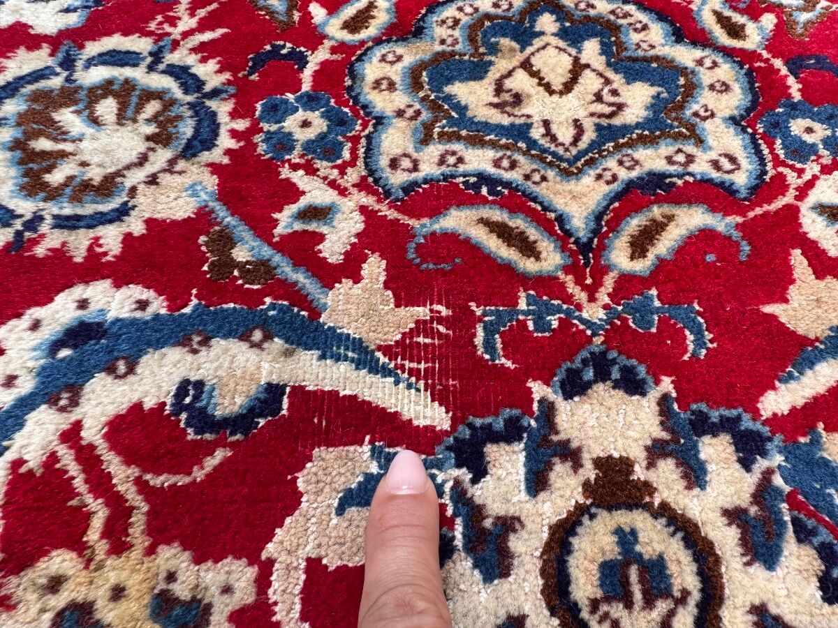 Persian Nain carpet wool and silk 300x200 cm