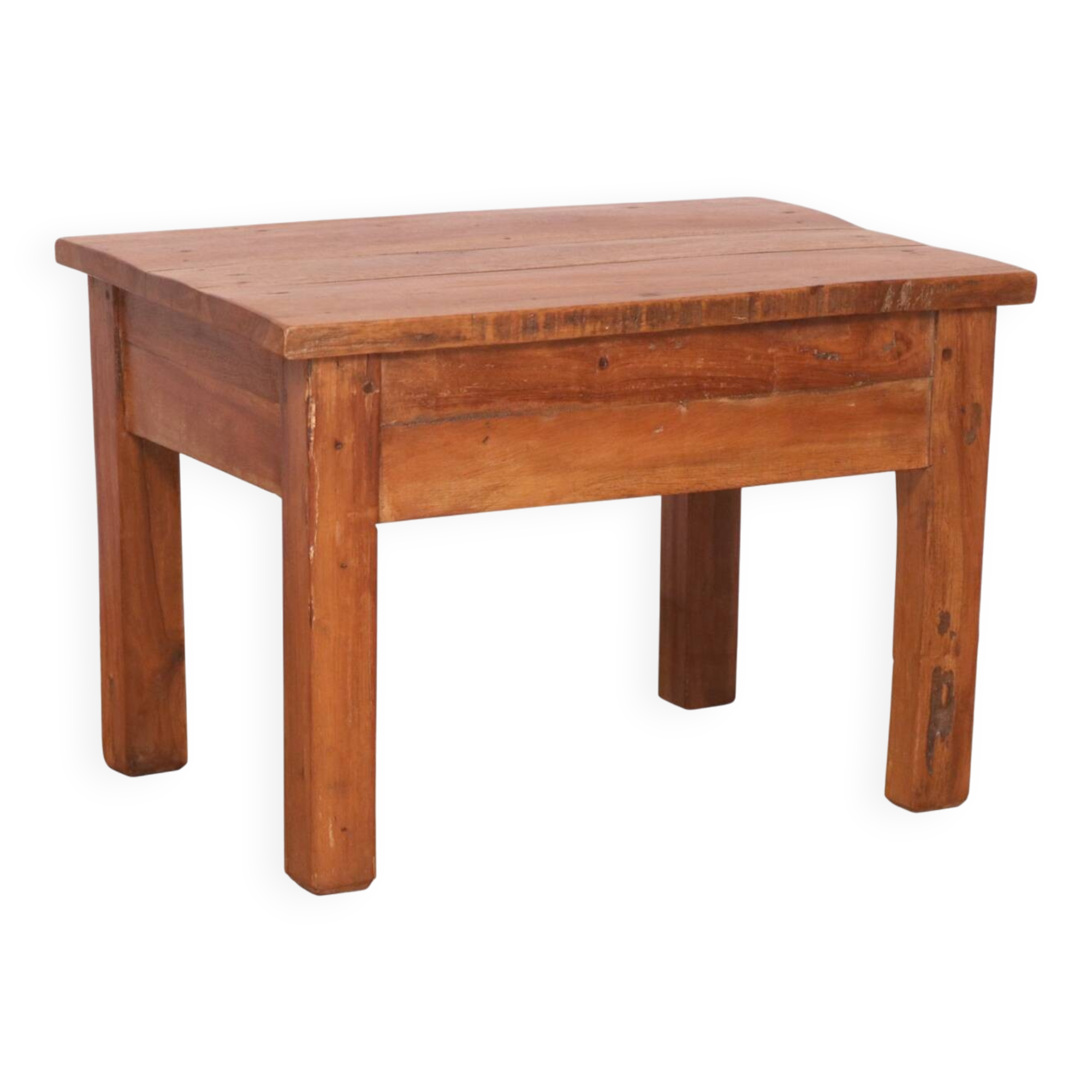 Antique Burmese teak bedside table