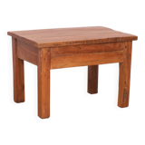 Antique Burmese teak bedside table