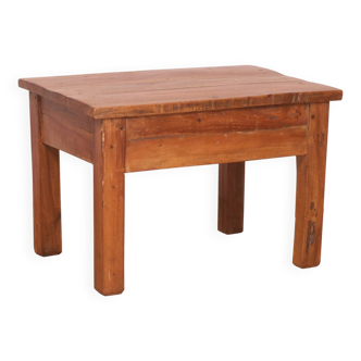 Antique Burmese teak bedside table