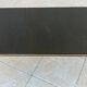 1960s metal and smoked glass coffee table