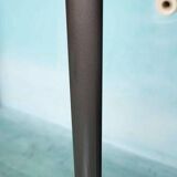 Vintage floor lamp by Artemide in glass, minimalist uplight from the 80s.