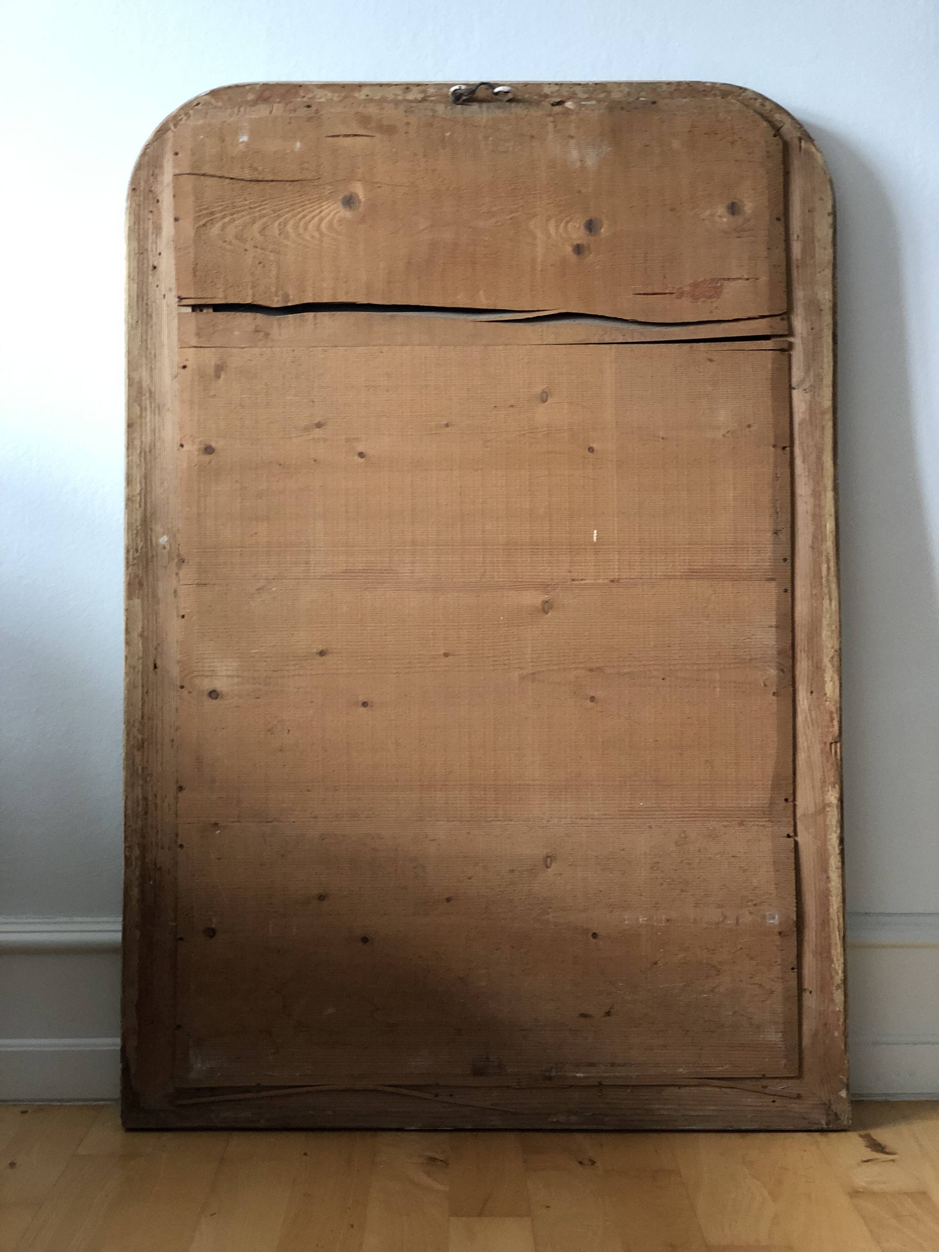 High Quality Antique Louis Philippe Giltwood Mirror France Late 19th Centur