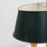 Bouillotte lamp in silver metal, empire style - early twentieth century