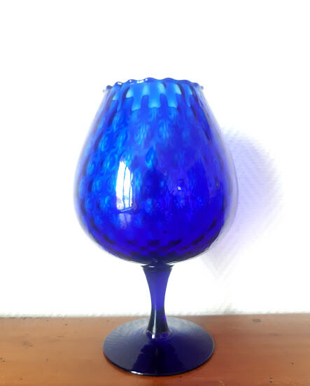 Lot optical vases Empoli vintage