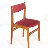 Set van 4 stoelen Erik Buch model 89 'Tjele'