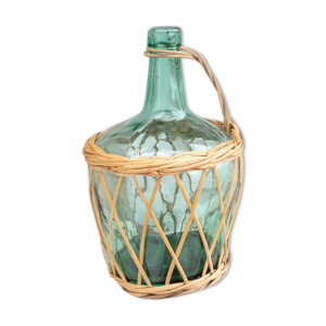 Dame jeanne 2 litres et osier