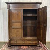 Empire wardrobe from the early 19th century in oak.