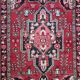 Handmade Persian Hamadan rug 207x132cm