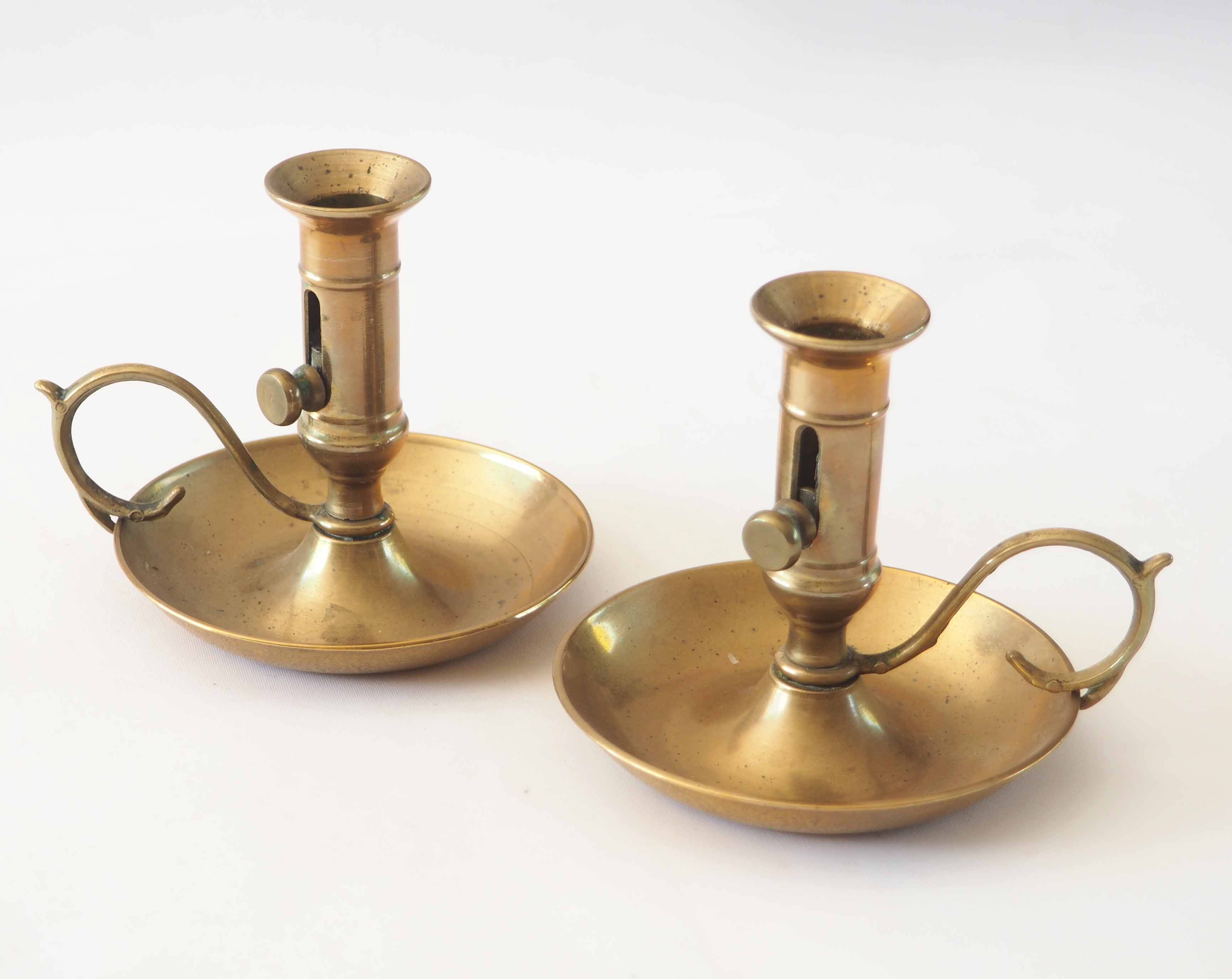 Brass candle holder
