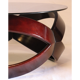 Vintage wooden and glass coffee table 1960