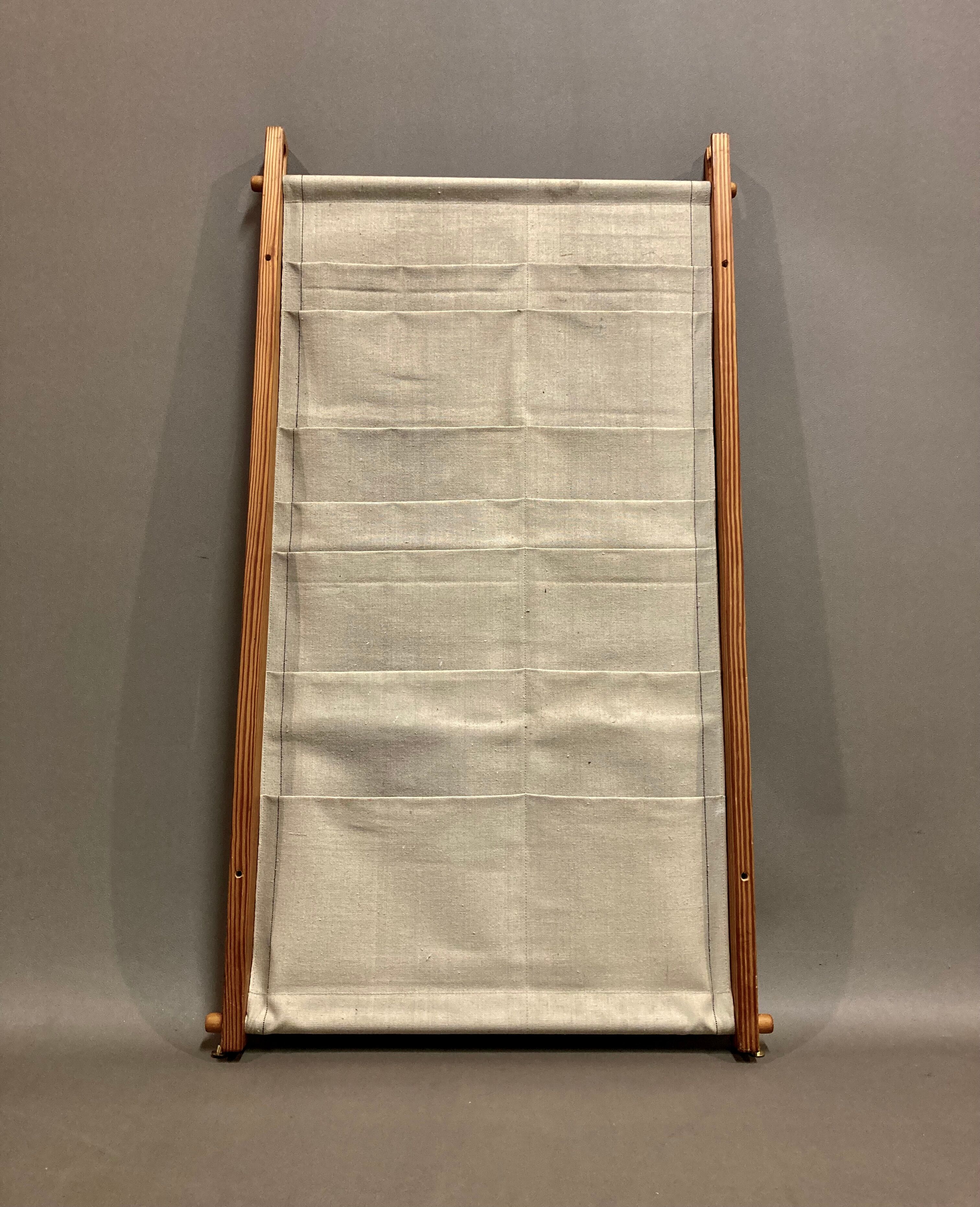 Scandinavian design magazine holder 1960