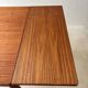 Scandinavian design dining table in solid teak from the 1960s.