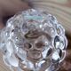 Raspberry-shaped glass tealight holder