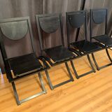 Set of four Sinus chairs by Karl Friedrich Förster, KFF, Germany, 1980s