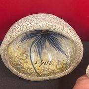 Vallauris ceramic by J. YELL, set of 2 - (9 to 15 cm)
