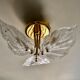3-sheet Murano glass ceiling lamp for Novaresi