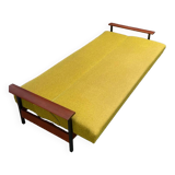 Scandinavian daybed sofa from the 60s Danish design convertible teak
