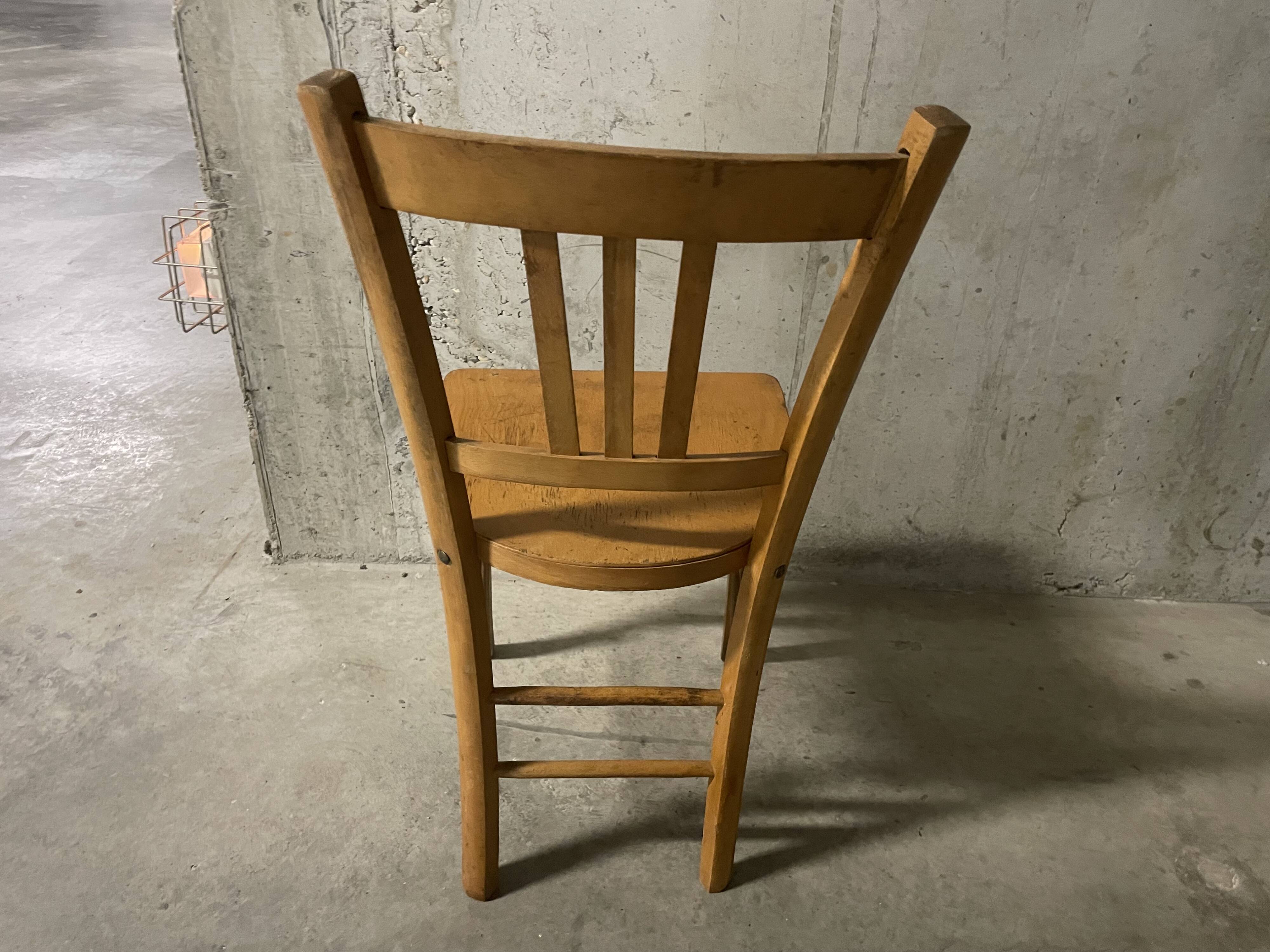 Chaise bistrot années 60