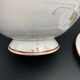 Soupiere faience of east Luneville with decor floral catches xix eme
