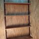 Teak wall shelf
