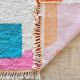 Colorful natural pure wool rug, size 200 x 300 cm