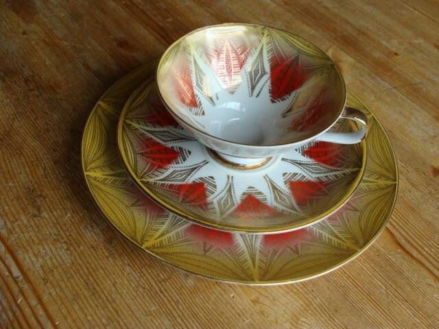 Bavaria Art Deco cup and saucers