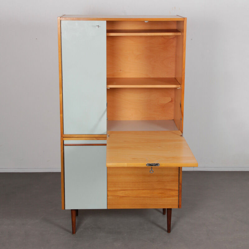 Vintage wooden storage by UP Zavody, 1960