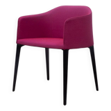 Laja chair from Pedrali in Magenta fabric