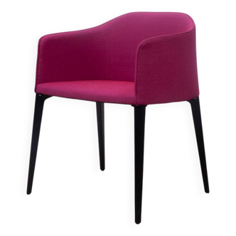 Laja chair from Pedrali in Magenta fabric