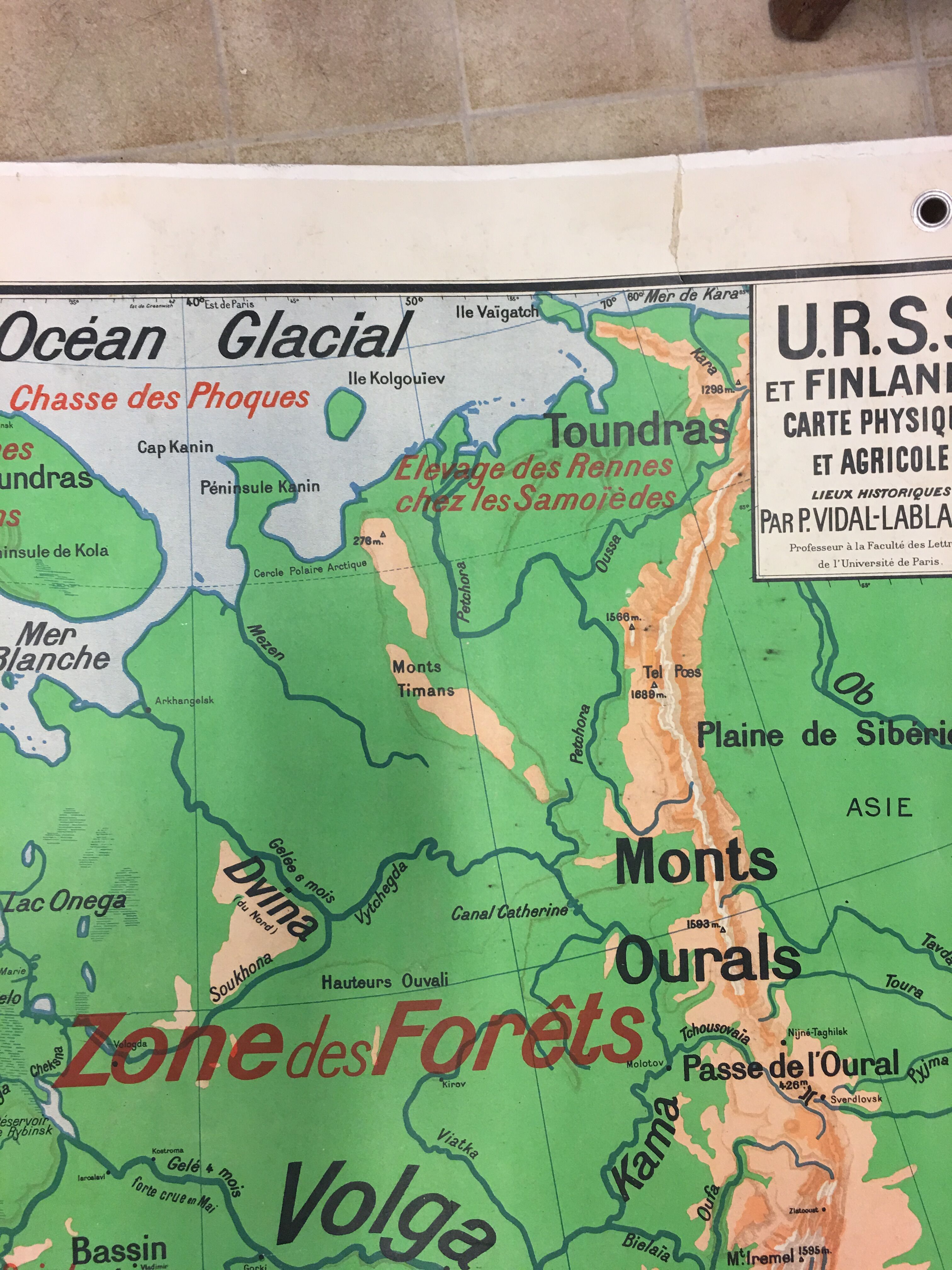 Old USSR and Finland N34 map