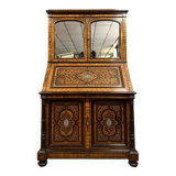 Lemarchand-Lemoine: Scriban cabinet stamped Napoleon III period in marquetry