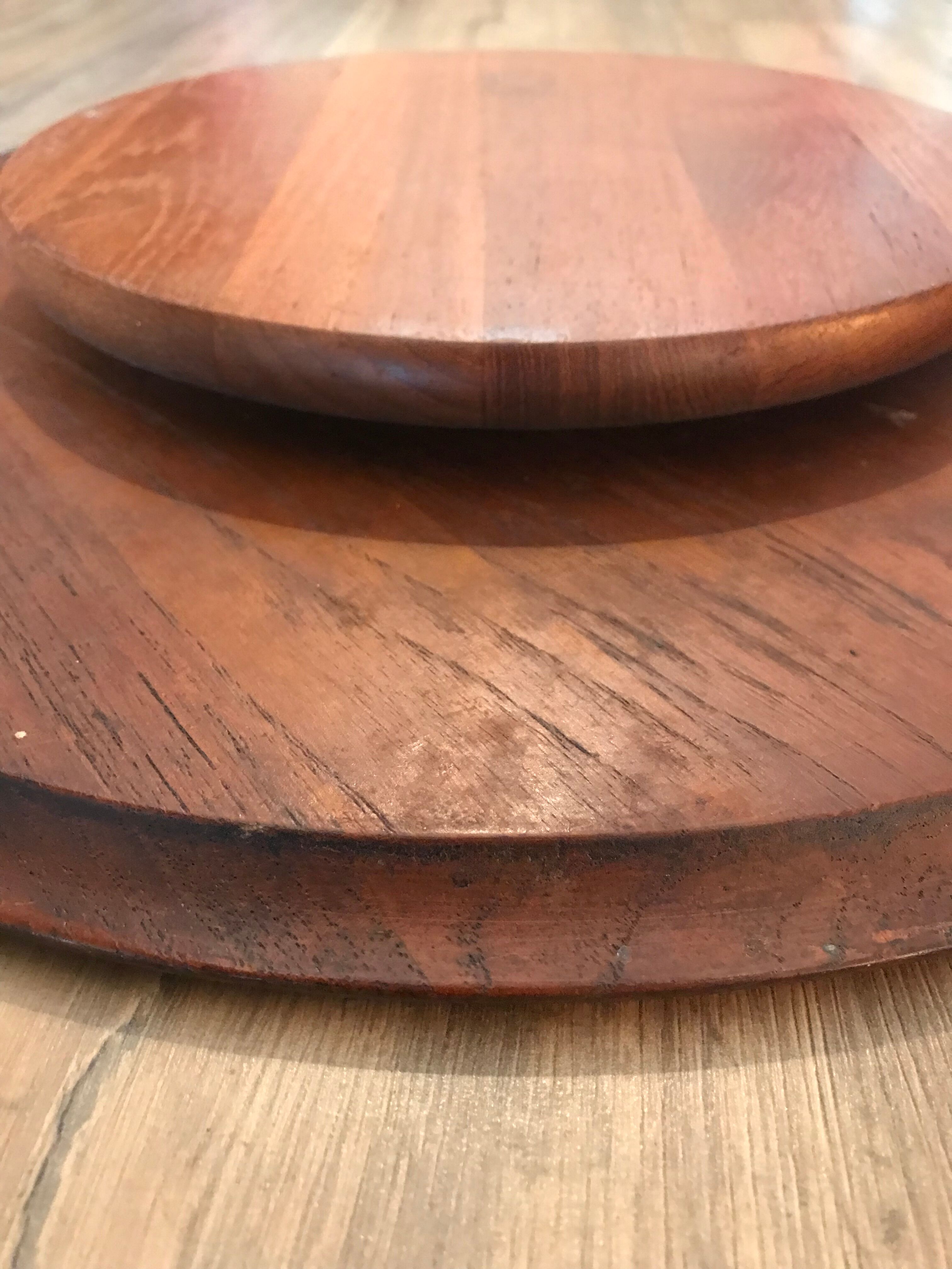 Digsmed Denmark 1970 solid teak turntable