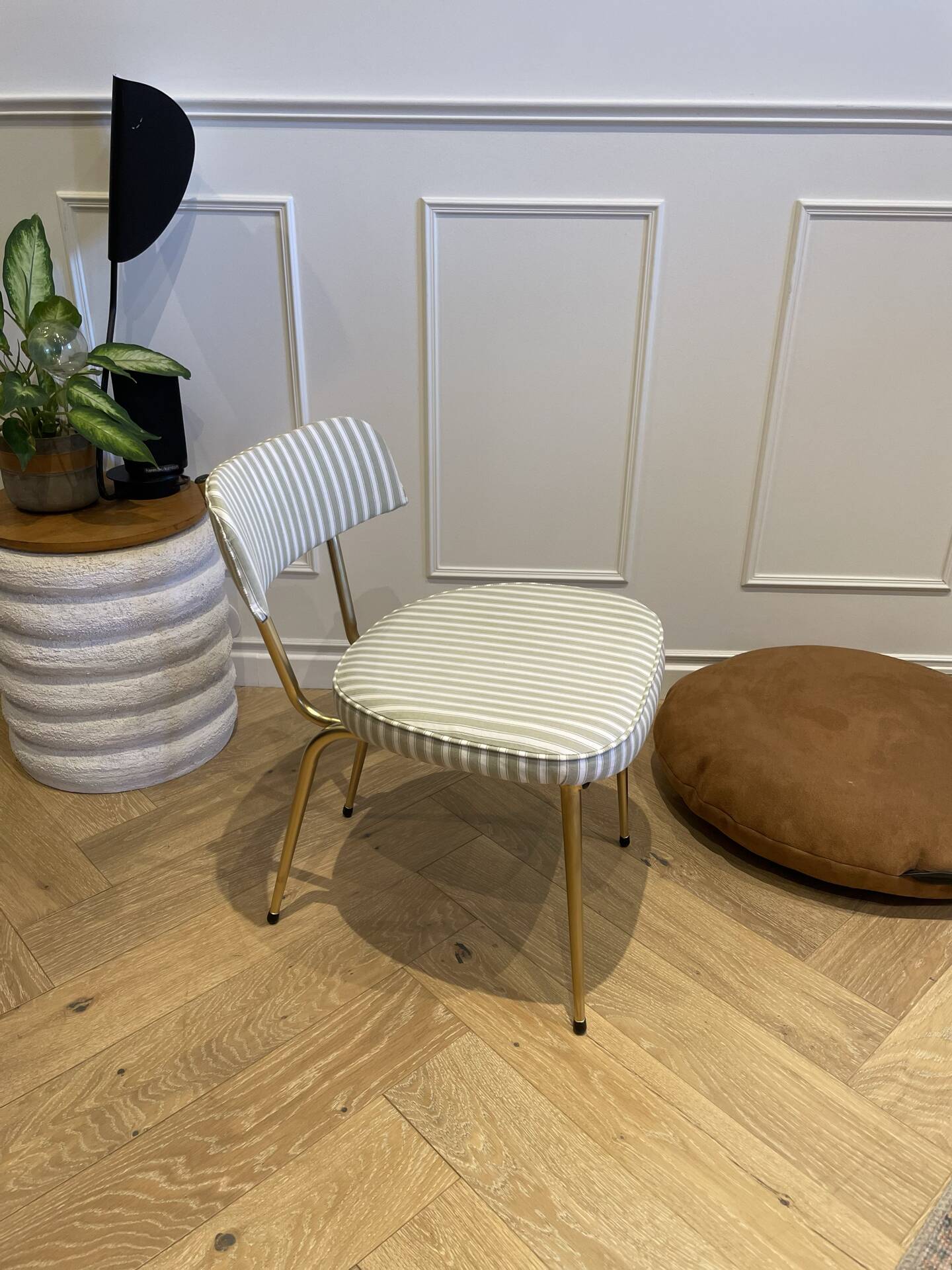 Vintage striped children's chair