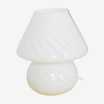 Lampe Swirl Vistosi Murano champignon