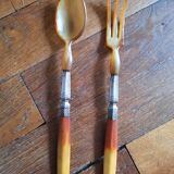 Vintage salad cutlery
