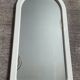 Vintage wooden mirror in white from the 70s-80s.