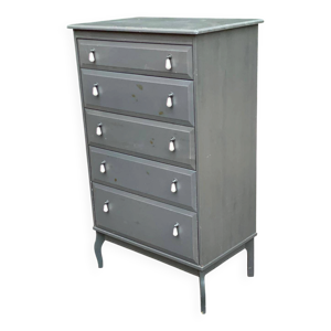 Chiffonnier commode scandinave - anthracite