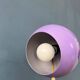 Vintage purple Herda space age eyeball desk lamp