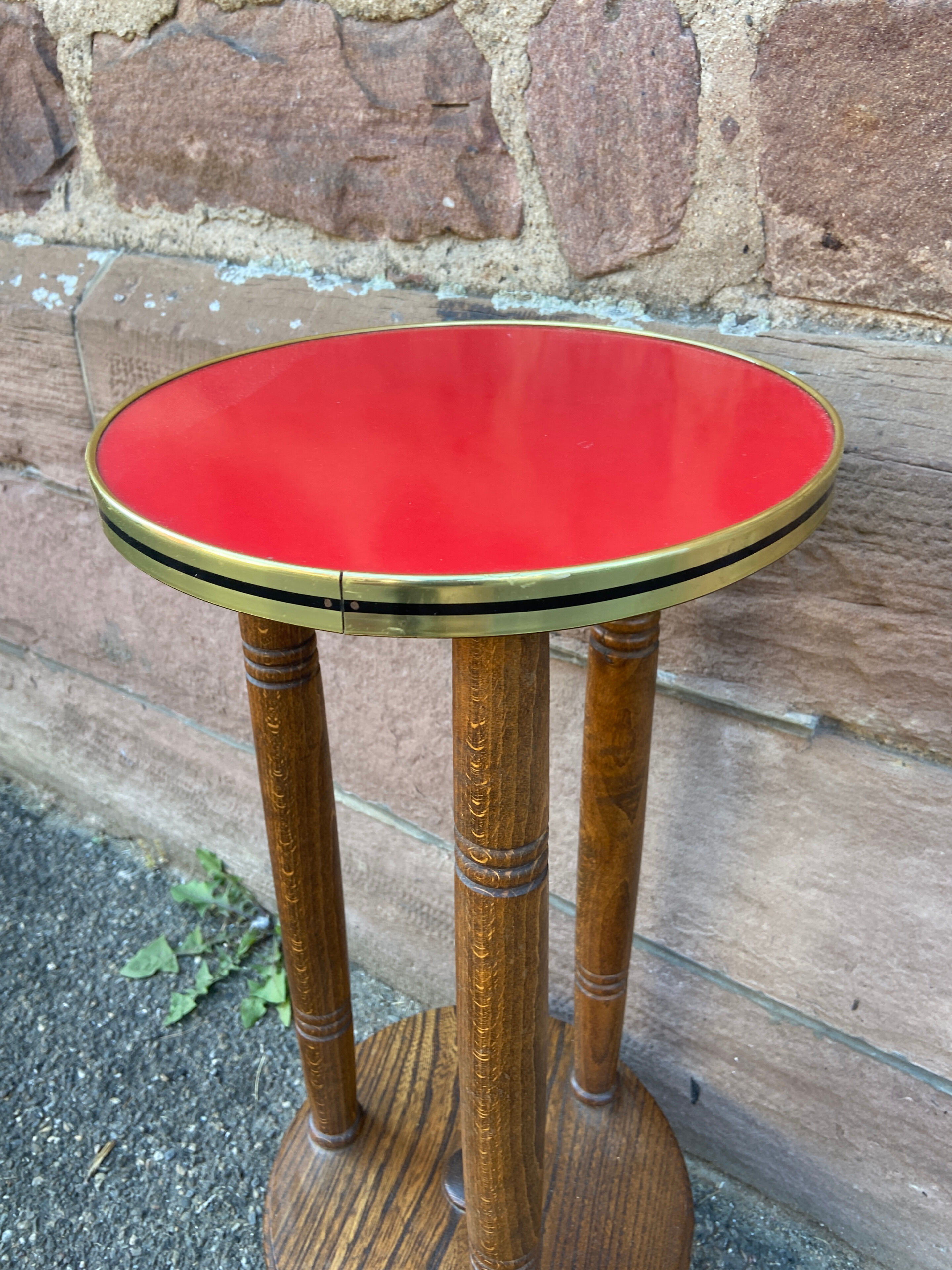 Formica vintage pedestal table