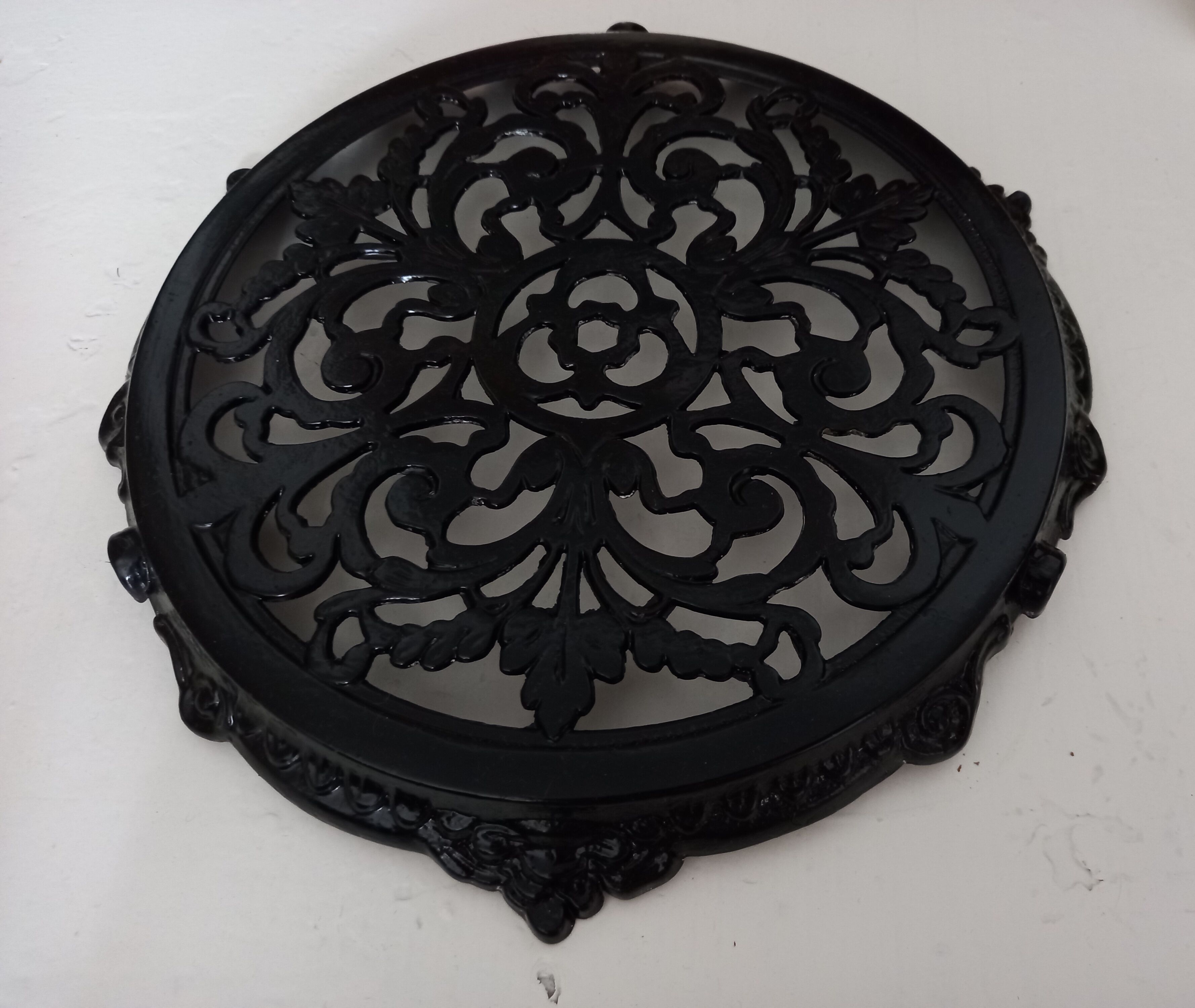 Vintage brass table mat