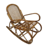 Rocking chair braided rattan