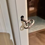 Painted wooden glass library