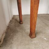 Oak bistro table circa 1900