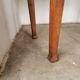 Oak bistro table circa 1900