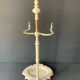 Umbrella stand in brass and cast iron, Gandry Fils, painted white